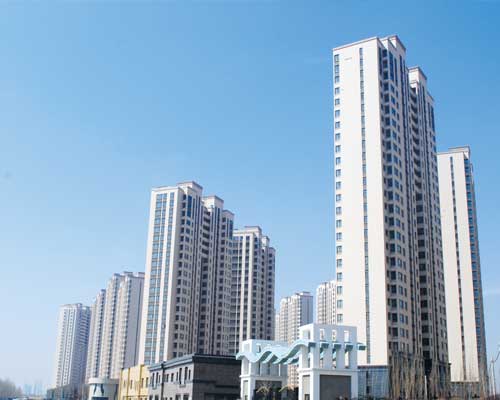 广信新城外墙弹性拉毛漆