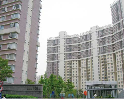 黑河小区外墙弹性拉毛漆3